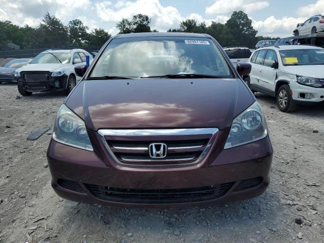 5FNRL38647B454689 - 2007 HONDA ODYSSEY EXL MAROON photo 5