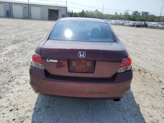 1HGCP26448A007197 - 2008 HONDA ACCORD LXP MAROON photo 6