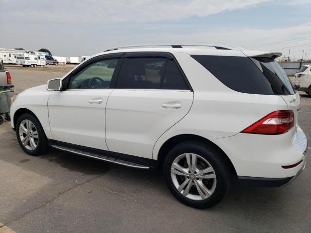 4JGDA5HB6EA335858 - 2014 MERCEDES-BENZ ML 350 4MATIC WHITE photo 2