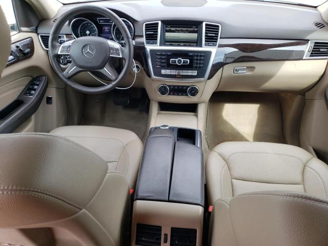 4JGDA5HB6EA335858 - 2014 MERCEDES-BENZ ML 350 4MATIC WHITE photo 8