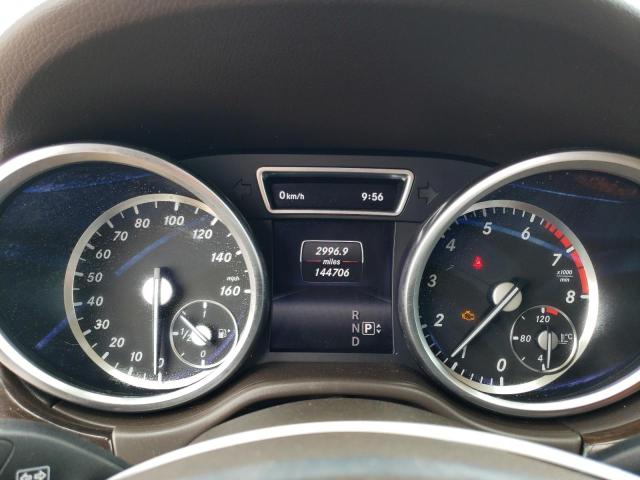 4JGDA5HB6EA335858 - 2014 MERCEDES-BENZ ML 350 4MATIC WHITE photo 9