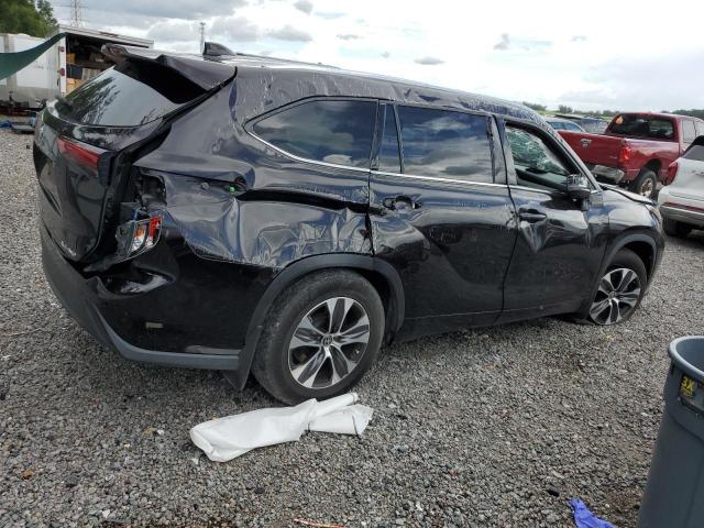 5TDGZRBH5LS011105 - 2020 TOYOTA HIGHLANDER XLE BLACK photo 3