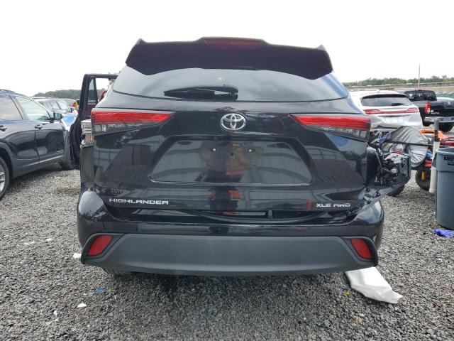 5TDGZRBH5LS011105 - 2020 TOYOTA HIGHLANDER XLE BLACK photo 6