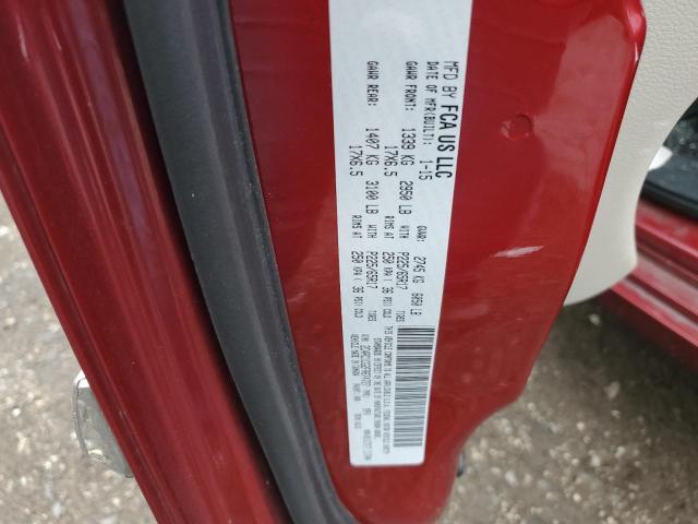 2C4RC1CG2FR674727 - 2015 CHRYSLER TOWN & COU TOURING L RED photo 13