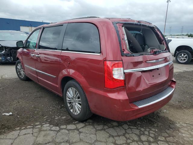 2C4RC1CG2FR674727 - 2015 CHRYSLER TOWN & COU TOURING L RED photo 2