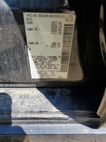 1N4AL3AP2JC236759 - 2018 NISSAN ALTIMA 2.5 CHARCOAL photo 12