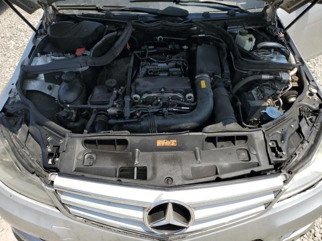 WDDGF4HB4CR215560 - 2012 MERCEDES-BENZ C 250 SILVER photo 11