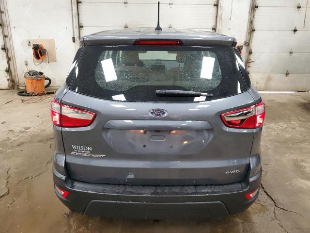 MAJ6P1SL5JC197448 - 2018 FORD ECOSPORT S GRAY photo 6