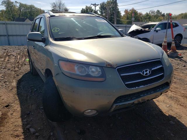 5NMSH73E47H053845 - 2007 HYUNDAI SANTA FE SE GREEN photo 1