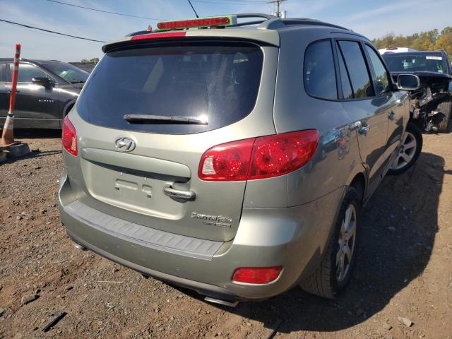 5NMSH73E47H053845 - 2007 HYUNDAI SANTA FE SE GREEN photo 4