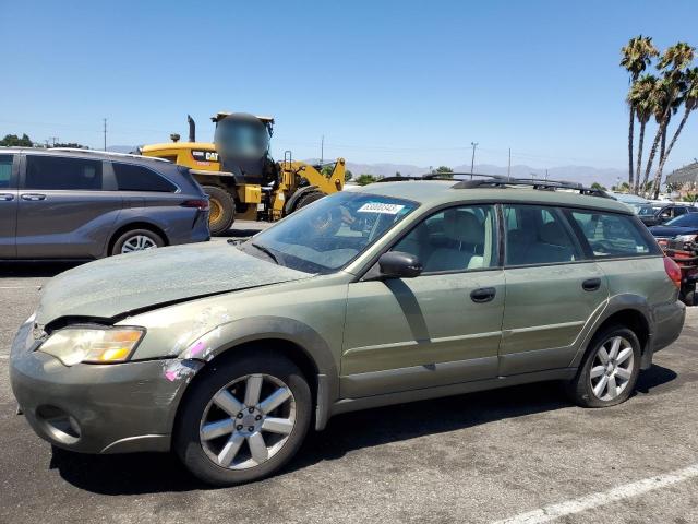 4S4BP61C267337748 - 2006 SUBARU LEGACY OUTBACK 2.5I GREEN photo 1