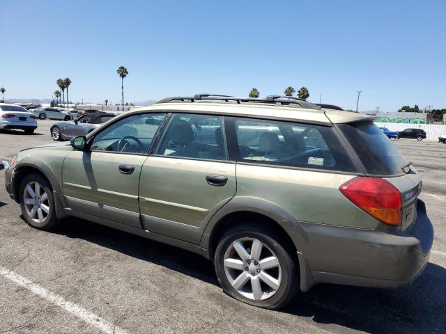 4S4BP61C267337748 - 2006 SUBARU LEGACY OUTBACK 2.5I GREEN photo 2