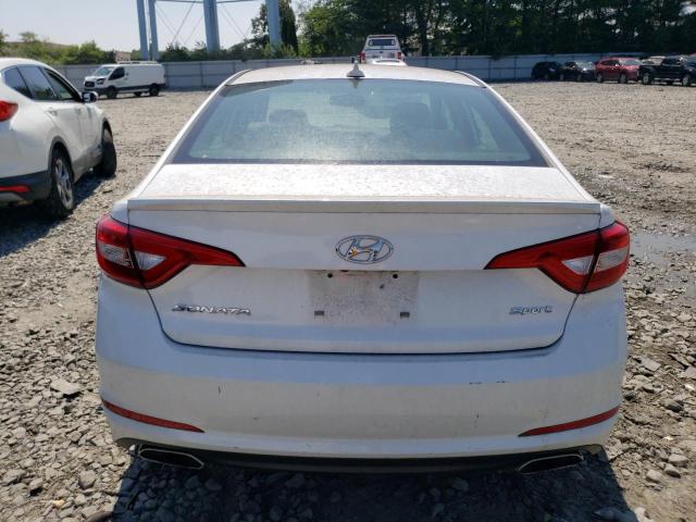 5NPE34AF5FH021641 - 2015 HYUNDAI SONATA SPORT WHITE photo 6