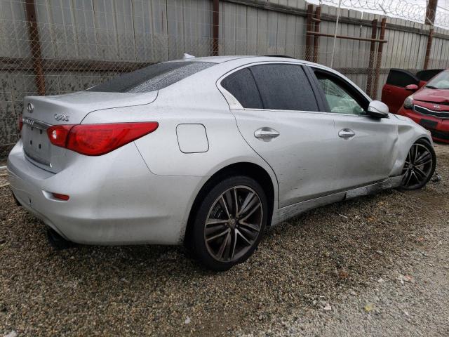 JN1BV7AP1EM685661 - 2014 INFINITI Q50 BASE SILVER photo 3