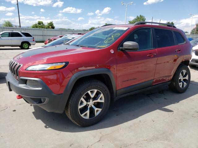 1C4PJMBS8GW172558 - 2016 JEEP CHEROKEE TRAILHAWK RED photo 1