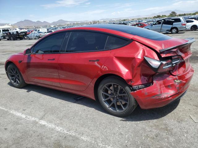 5YJ3E1EA0JF048087 - 2018 TESLA MODEL 3 RED photo 2