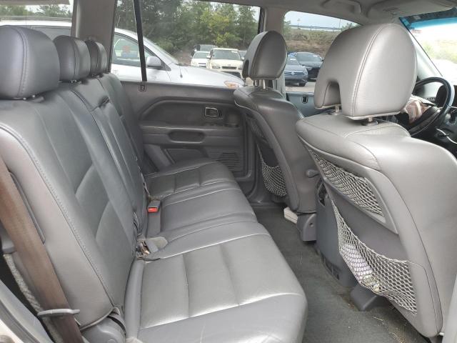 5FNYF18758B010576 - 2008 HONDA PILOT EXL SILVER photo 10