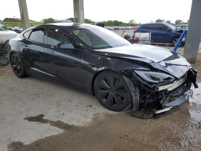 5YJSA1E57RF533784 - 2024 TESLA MODEL S 黑色 照片 4