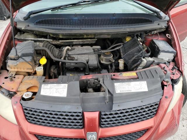 1B4GP45341B252437 - 2001 DODGE CARAVAN SPORT RED photo 12