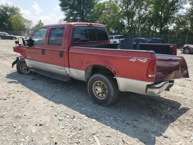 1FTNW21P13EB57720 - 2003 FORD F250 SUPER DUTY RED photo 2