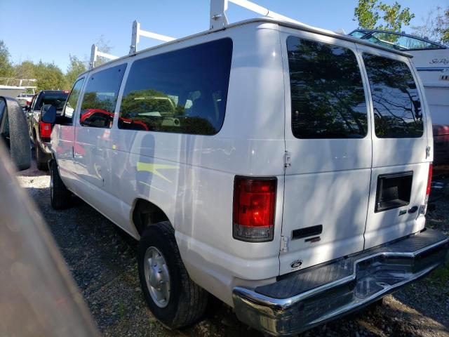 1FBNE3BLXBDB03281 - 2011 FORD ECONOLINE E350 SUPER DUTY WAGON WHITE photo 2