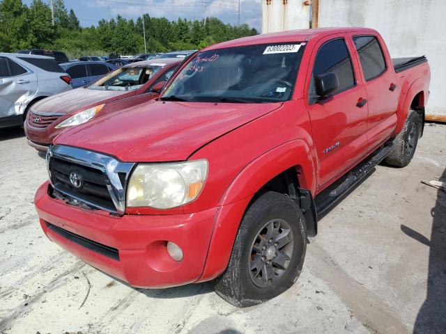 5TEJU62N45Z076140 - 2005 TOYOTA TACOMA DOUBLE CAB PRERUNNER RED photo 1