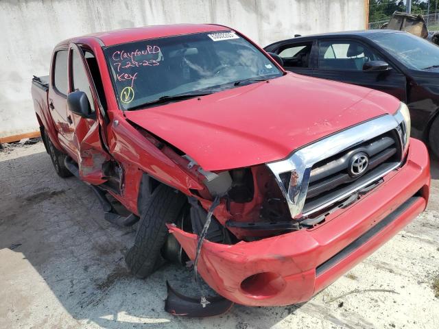 5TEJU62N45Z076140 - 2005 TOYOTA TACOMA DOUBLE CAB PRERUNNER RED photo 4