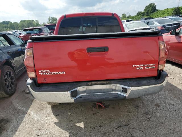 5TEJU62N45Z076140 - 2005 TOYOTA TACOMA DOUBLE CAB PRERUNNER RED photo 6