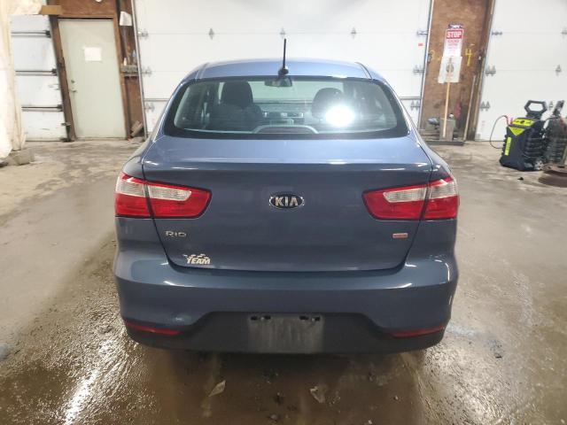 KNADM4A32G6532960 - 2016 KIA RIO LX BLUE photo 6