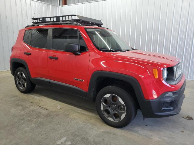 ZACCJBAH8JPH78438 - 2018 JEEP RENEGADE SPORT RED photo 4