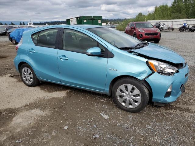 JTDKDTB35E1079074 - 2014 TOYOTA PRIUS C BLUE photo 4