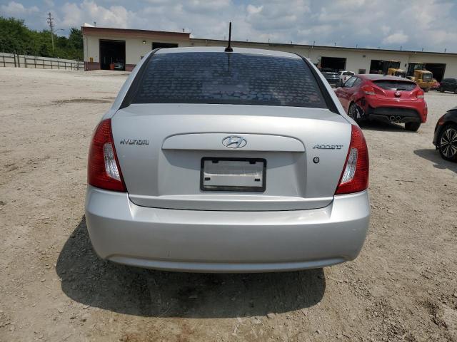 KMHCN4AC3BU608861 - 2011 HYUNDAI ACCENT GLS SILVER photo 6