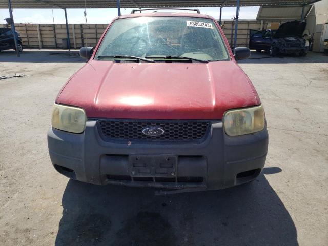 1FMYU02134KB24914 - 2004 FORD ESCAPE XLS RED photo 5