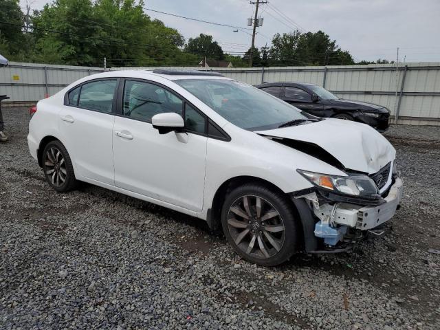 19XFB2F99FE228620 - 2015 HONDA CIVIC EXL თეთრი ფოტო 4