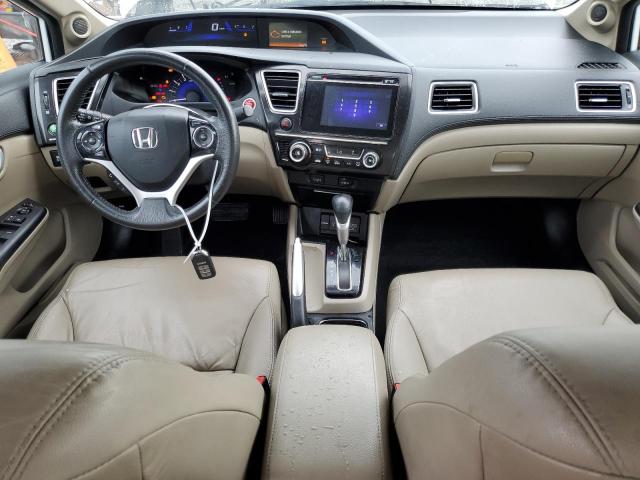 19XFB2F99FE228620 - 2015 HONDA CIVIC EXL თეთრი ფოტო 8
