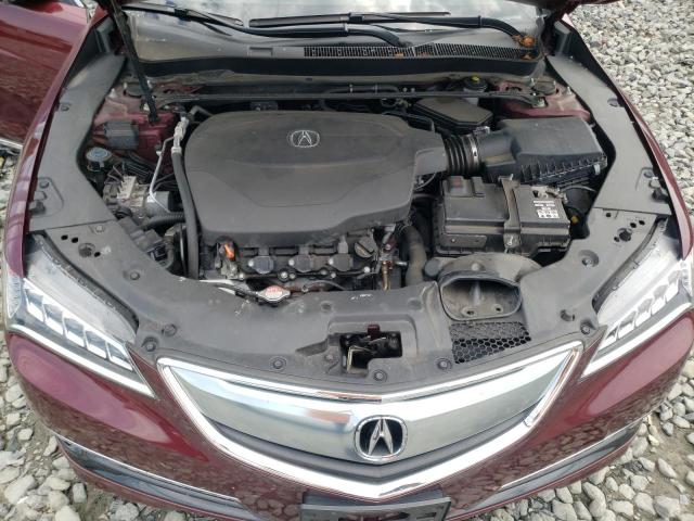19UUB3F78FA001936 - 2015 ACURA TLX ADVANCE BURGUNDY photo 11