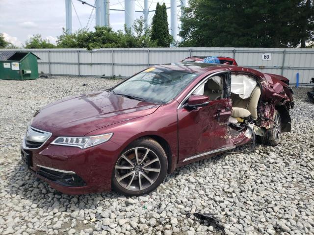 19UUB3F78FA001936 - 2015 ACURA TLX ADVANCE BURGUNDY photo 2