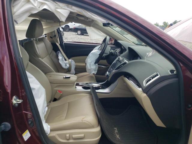 19UUB3F78FA001936 - 2015 ACURA TLX ADVANCE BURGUNDY photo 7