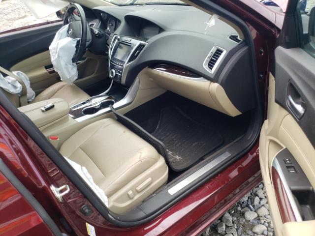 19UUB3F78FA001936 - 2015 ACURA TLX ADVANCE BURGUNDY photo 8