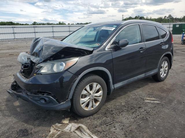 2HKRM4H70DH661380 - 2013 HONDA CR-V EXL BLACK photo 1