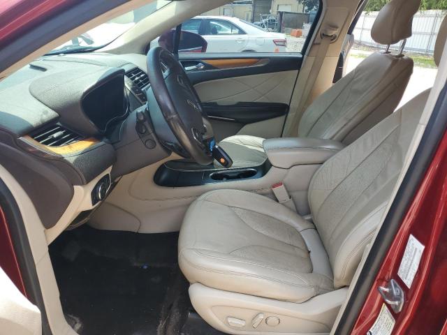 5LMCJ2C93HUL12200 - 2017 LINCOLN MKC SELECT ბურგუნდია ფოტო 7