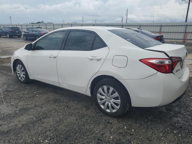 2T1BURHE0EC205221 - 2014 TOYOTA COROLLA L WHITE photo 2