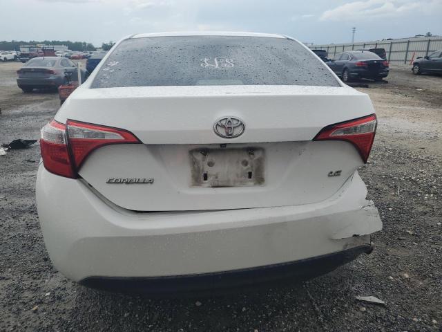 2T1BURHE0EC205221 - 2014 TOYOTA COROLLA L WHITE photo 6