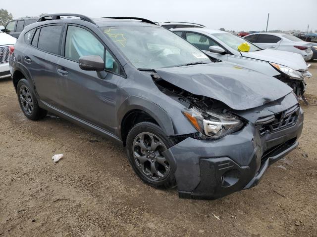 JF2GTHSC2PH261395 - 2023 SUBARU CROSSTREK SPORT GRAY photo 4