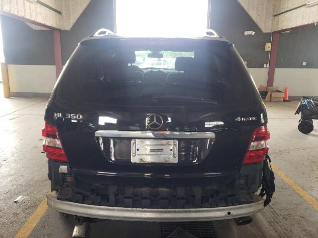 4JGBB8GB7BA708280 - 2011 MERCEDES-BENZ ML 350 4MATIC BLACK photo 6