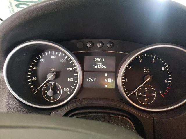 4JGBB8GB7BA708280 - 2011 MERCEDES-BENZ ML 350 4MATIC BLACK photo 9