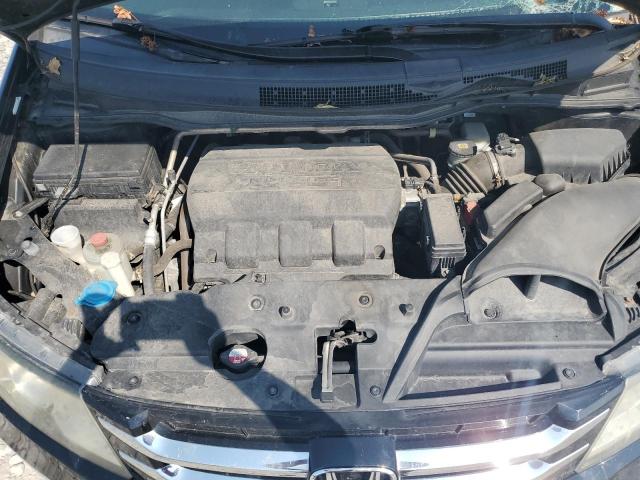 5FNRL5H66FB019442 - 2015 HONDA ODYSSEY EXL BLACK photo 12