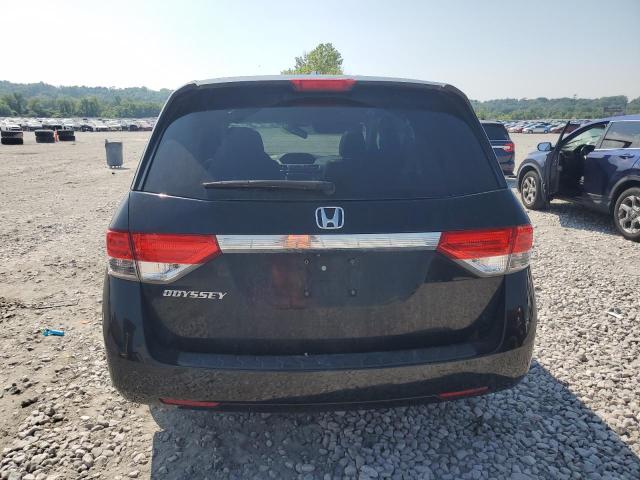 5FNRL5H66FB019442 - 2015 HONDA ODYSSEY EXL BLACK photo 6