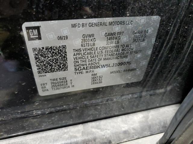 5GAERBKW5LJ109076 - 2020 BUICK ENCLAVE ESSENCE Qara foto 14