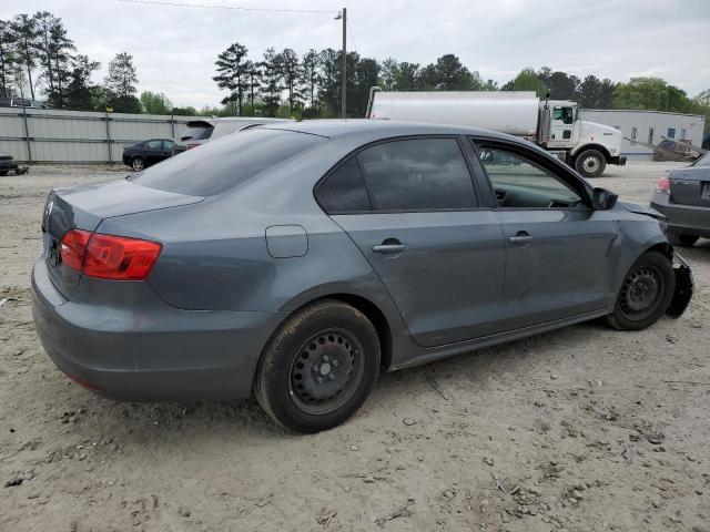 3VW2K7AJ9DM270735 - 2013 VOLKSWAGEN JETTA BASE 灰色 照片 3